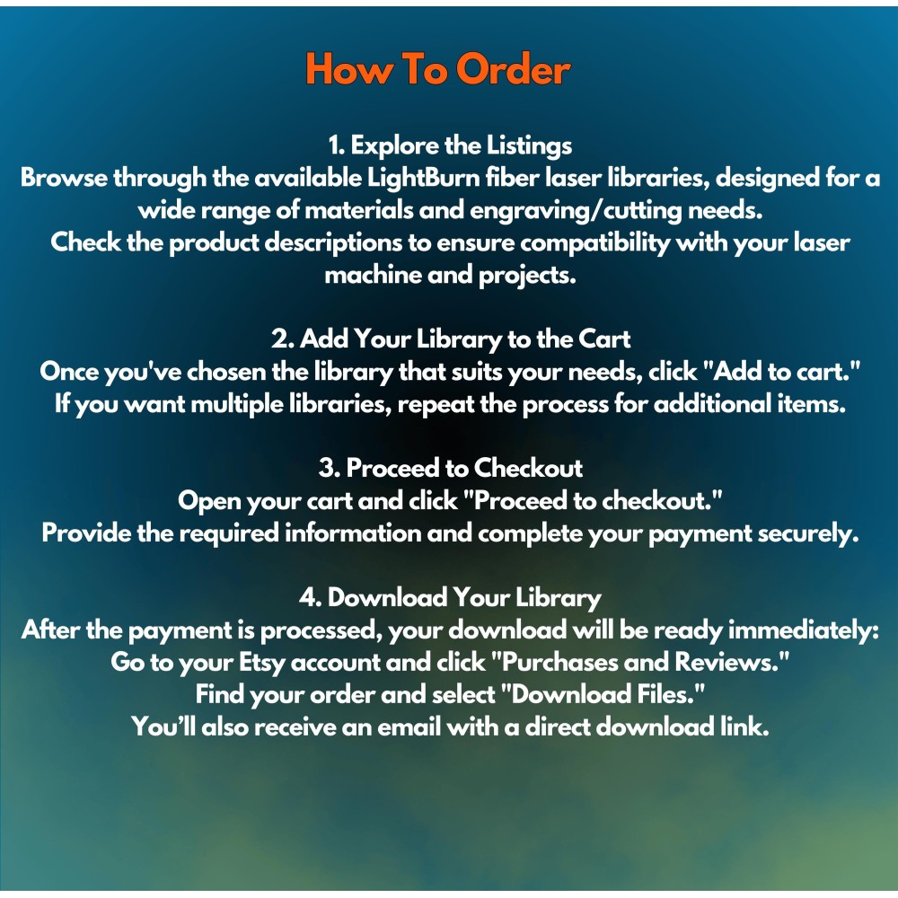 30W Haotian Fiber Laser LightBurn Library CLB