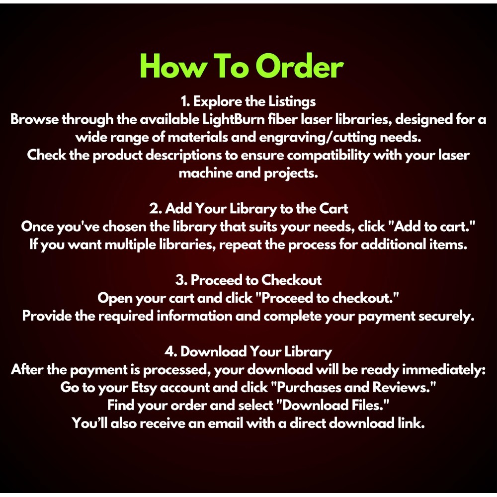 ComMarker B4 20W Fiber Laser Lightburn Library | 37 Material Settings | 2 Lenses | Easy Plug & Play Setup +MegaBonus