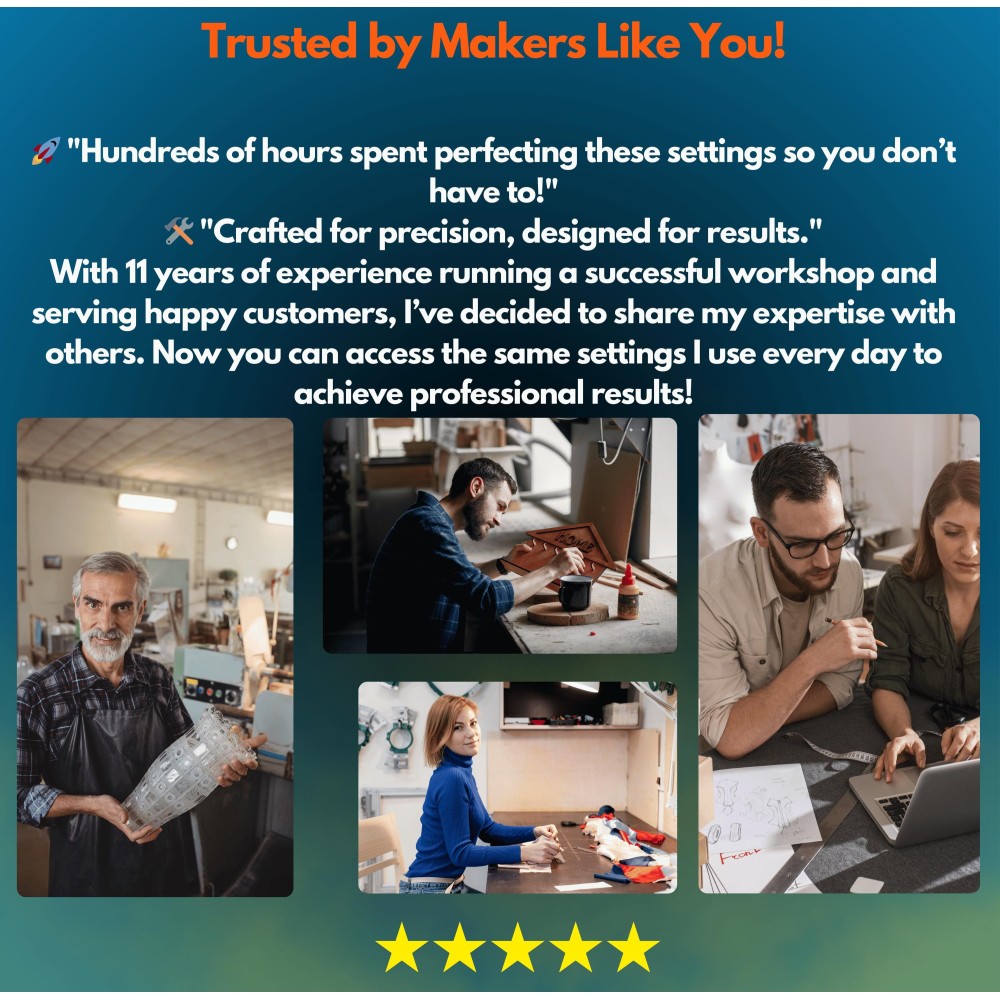 30W Haotian Fiber Laser LightBurn Library CLB