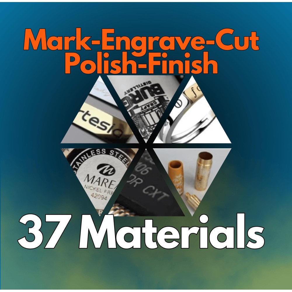 30W Haotian Fiber Laser LightBurn Library CLB