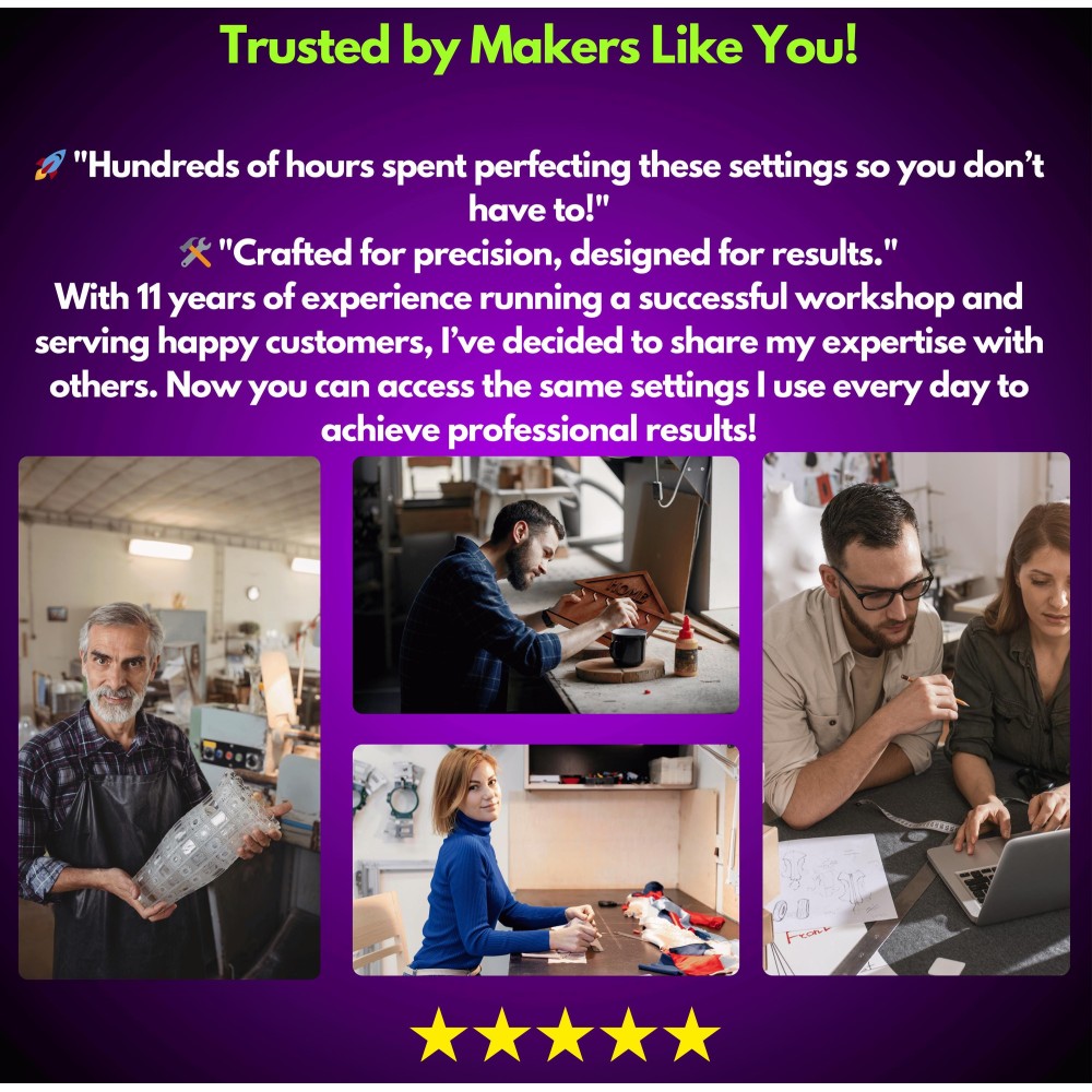 ComMarker Omni1 UV5W fiber laser with LightBurn library preview