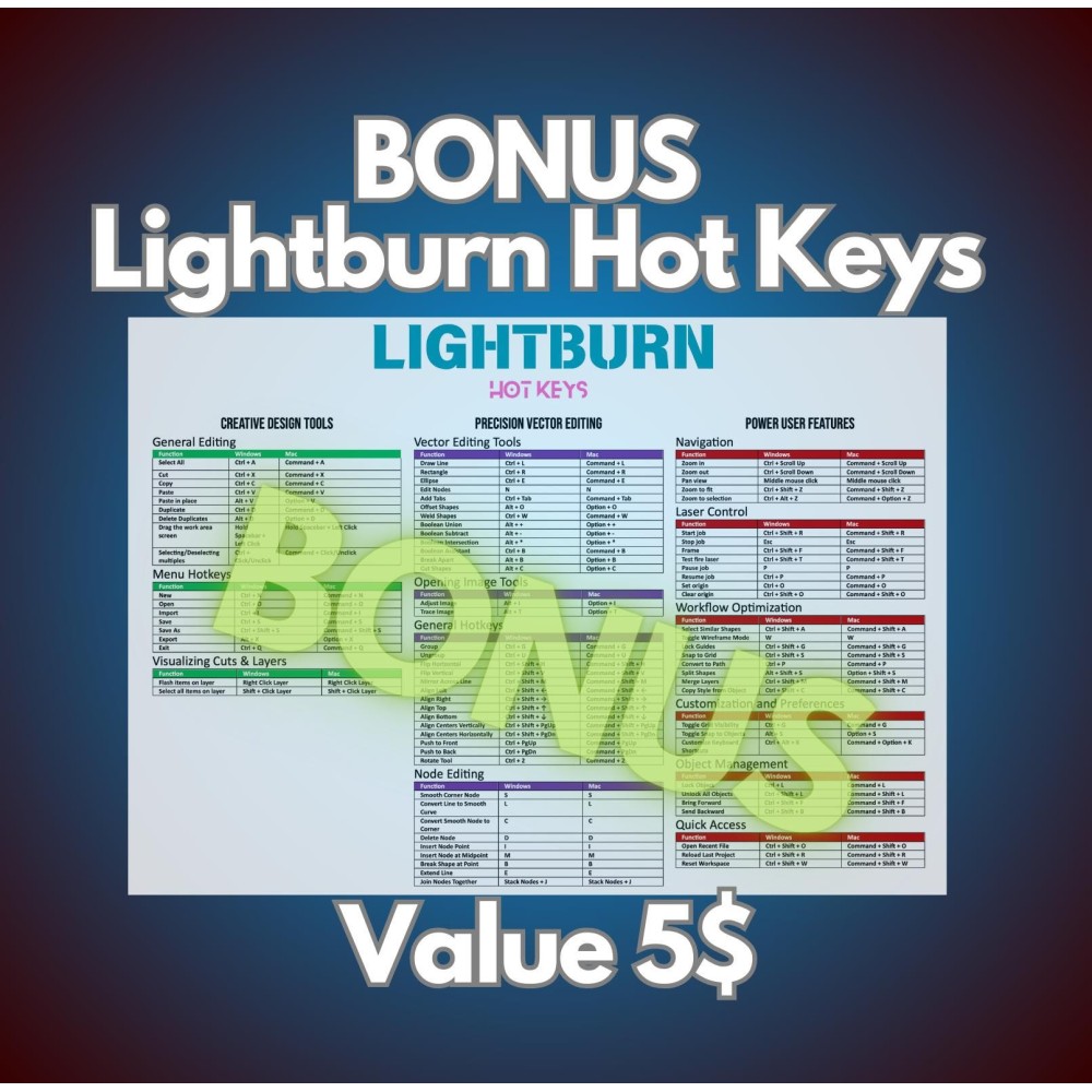 ComMarker B4 MOPA 100W fiber laser with LightBurn library preview